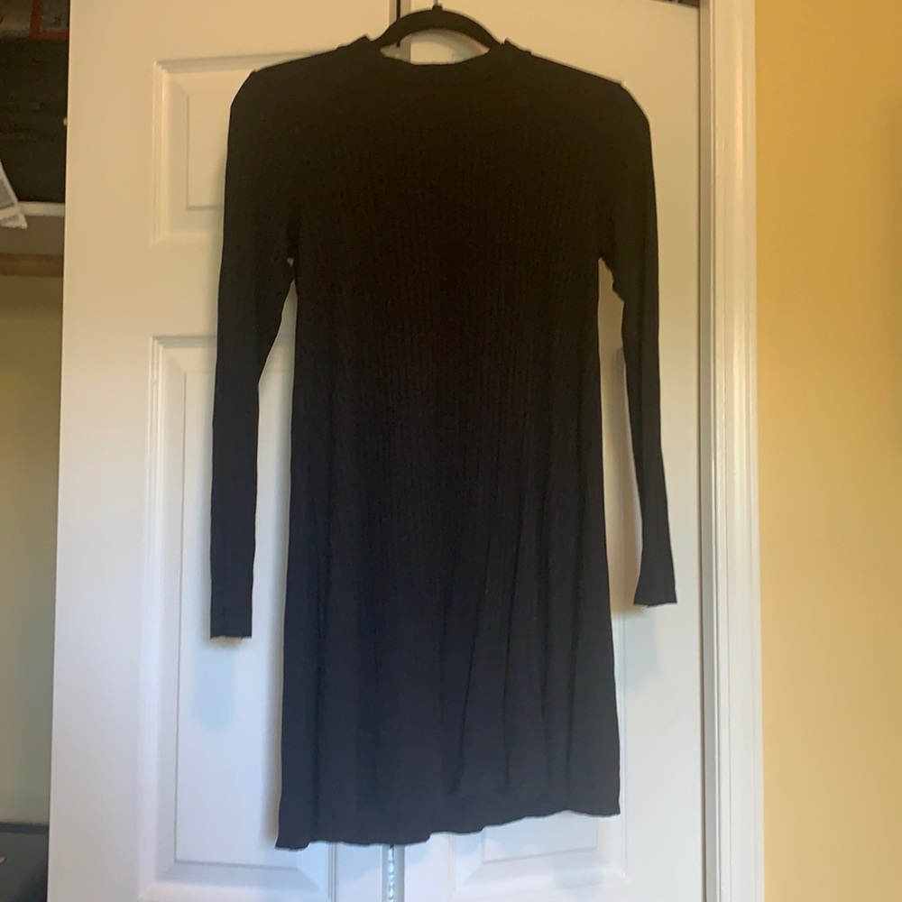 Small black high neck dress
